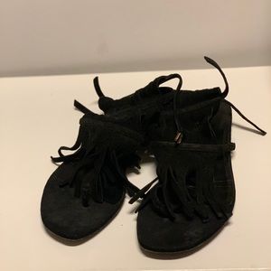 Authentic Gucci fringe sandals